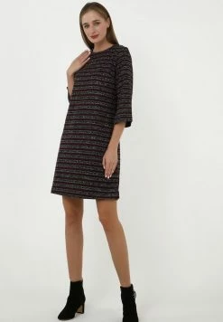 Madam-T MELANICA - Robe De Jour - Grau Weinrot -Madam-T Soldes 2022 5ca105212cfb4a7898dff069ac267518