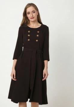 Madam-T Robe De Jour - Braun