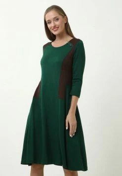 Madam-T Robe En Jersey - Green -Madam-T Soldes 2022 5cc30f6b23674511a662a0560966471d