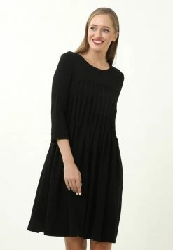 Madam-T Robe De Jour - Schwarz -Madam-T Soldes 2022 5e6f9d04637a467cbb0a9428f66b7518