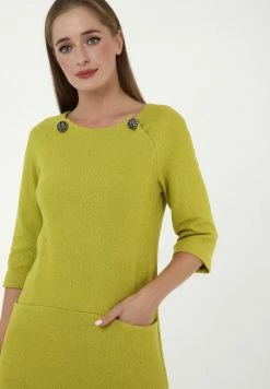 Madam-T FERULE - Robe Fourreau - Olive -Madam-T Soldes 2022 5e87cb2b9d054bd3ac81ed58df1909bf