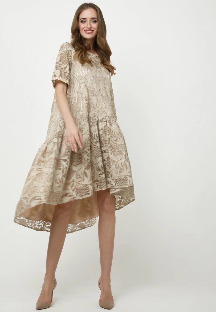 Madam-T EVA - Robe De Jour - Beige 6 Madam-T EVA - Robe De Jour - Beige – Image 6