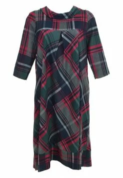 Madam-T JULIE - Robe De Jour - Grün/ Rot -Madam-T Soldes 2022 5ef6c2ad464948f4940a710838e589d6