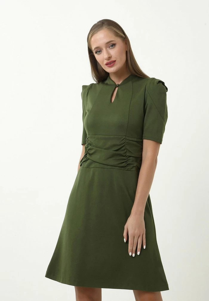 Madam-T BRENTA - Robe Fourreau - Khakifarben 5 Madam-T BRENTA - Robe Fourreau - Khakifarben – Image 5