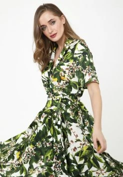 Madam-T Robe De Jour - Milchig/khaki -Madam-T Soldes 2022 5f7d347f3cc745e6a29f73c07b0c10fd