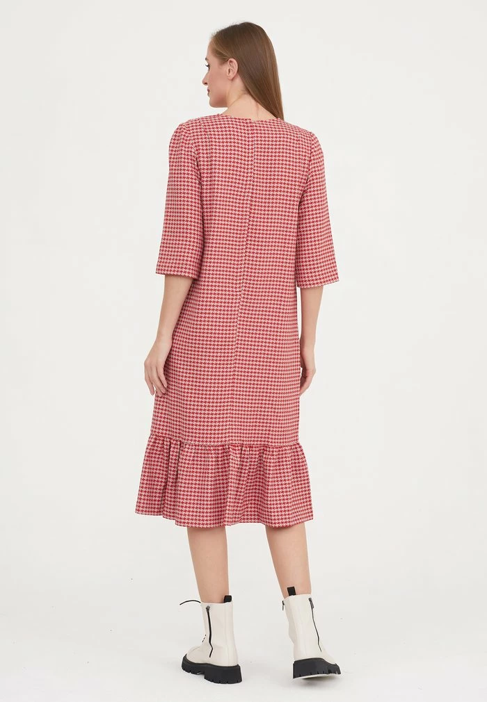 Madam-T FEEKE - Robe De Jour - Grüner Zig Rot 3 Madam-T FEEKE - Robe De Jour - Grüner Zig Rot – Image 3