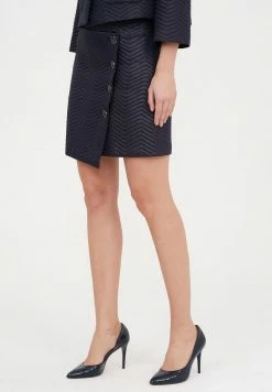 Madam-T BLOGA - Jupe Portefeuille - Dark Blue -Madam-T Soldes 2022 60f2d10b567c4a2293c6ff2ad4c7f8a5