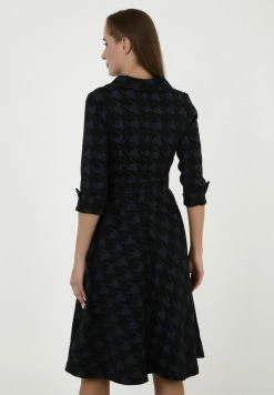 Madam-T NENSI - Robe De Jour - Schwarz, Blau -Madam-T Soldes 2022 610980d92454455aa48b9efb50d182c3