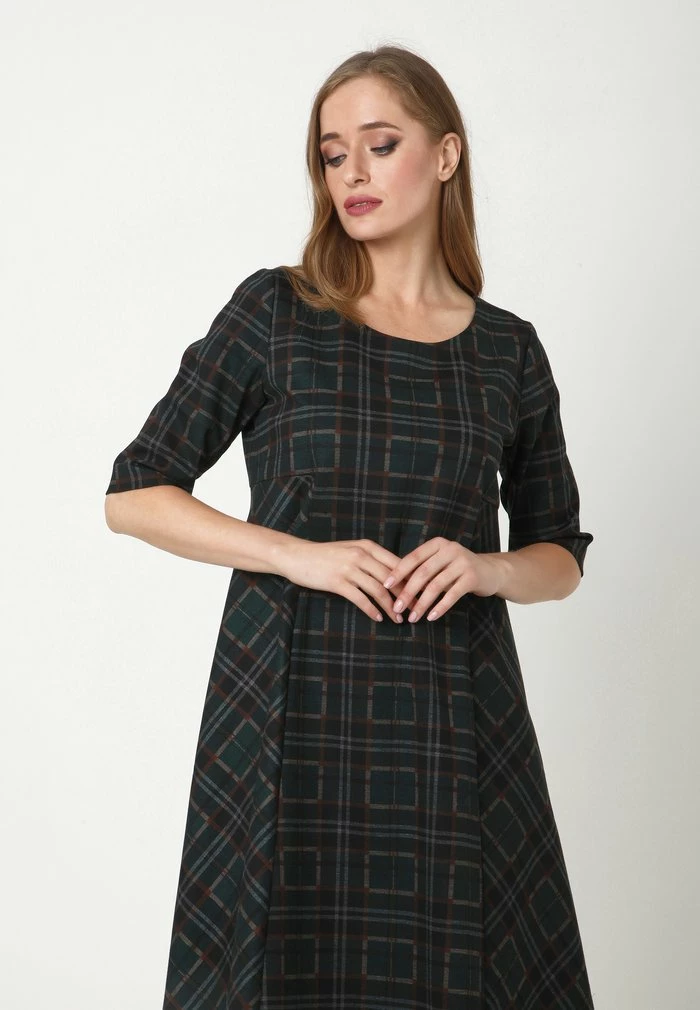 Madam-T ASIDA - Robe En Jersey - Schwarz, Grün 5 Madam-T ASIDA - Robe En Jersey - Schwarz, Grün – Image 5