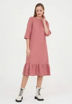 Madam-T FEEKE - Robe De Jour - Grüner Zig Rot