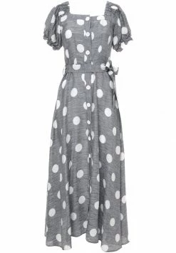 Madam-T Robe De Jour - Blau Weiß -Madam-T Soldes 2022 619f4dbb05f54654951711502c3374fc