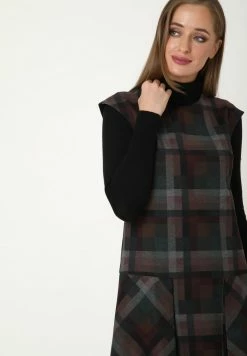 Madam-T GASCONA - Robe De Jour - Grün/braun -Madam-T Soldes 2022 6209e01cac93419bac1c3a74fb7b49e4