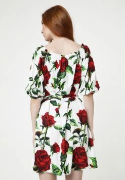 Madam-T GREENELLA - Robe De Jour - Milchig, Rot -Madam-T Soldes 2022 621652750ac94e36a8bebde44140b7b6