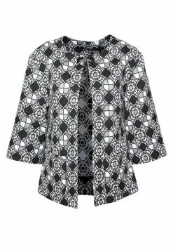 Madam-T Blouson Bomber - Schwarz-weiss -Madam-T Soldes 2022 62d547e83b1549b48660534ddda8408d