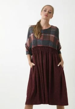 Madam-T KLEID OFELIA - Robe Fourreau - Weinrot