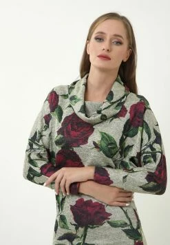 Madam-T BAT - Robe Fourreau - Olive, Raspberry -Madam-T Soldes 2022 632bd9f43e454fce86780a555b9caadf