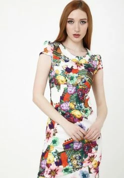 Madam-T DEVENTA - Robe De Jour - Beige, Lila -Madam-T Soldes 2022 637cf36f71d84ab3848f1c63c752a71d