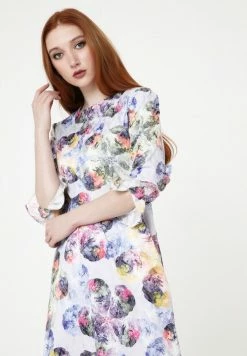 Madam-T Robe De Jour - Hellblau Lila -Madam-T Soldes 2022 643c64cd302e4725a5014d0bb4a8fae7