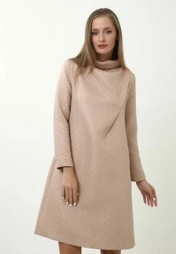 Madam-T LEELINA - Robe De Jour - Beige