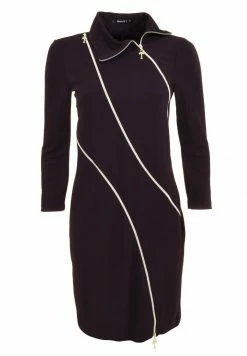 Madam-T MODERN - Robe Fourreau - Dunkelviolett -Madam-T Soldes 2022 64d17948ee0b4ca993cda079eb90f42a