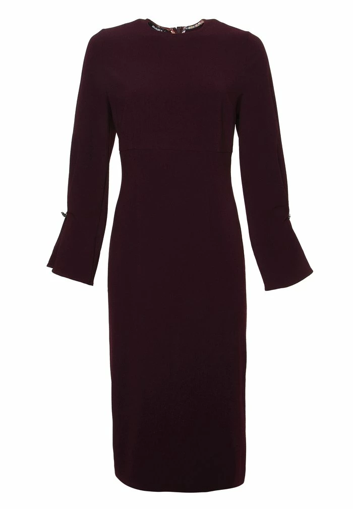Madam-T KAZIMIRA - Robe Fourreau - Pflaume 7 Madam-T KAZIMIRA - Robe Fourreau - Pflaume – Image 7