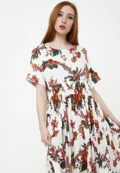 Madam-T OFELIA - Robe De Jour - Beige, Grün -Madam-T Soldes 2022 6580f788f6c6464c9b2c17ef7e9f0750