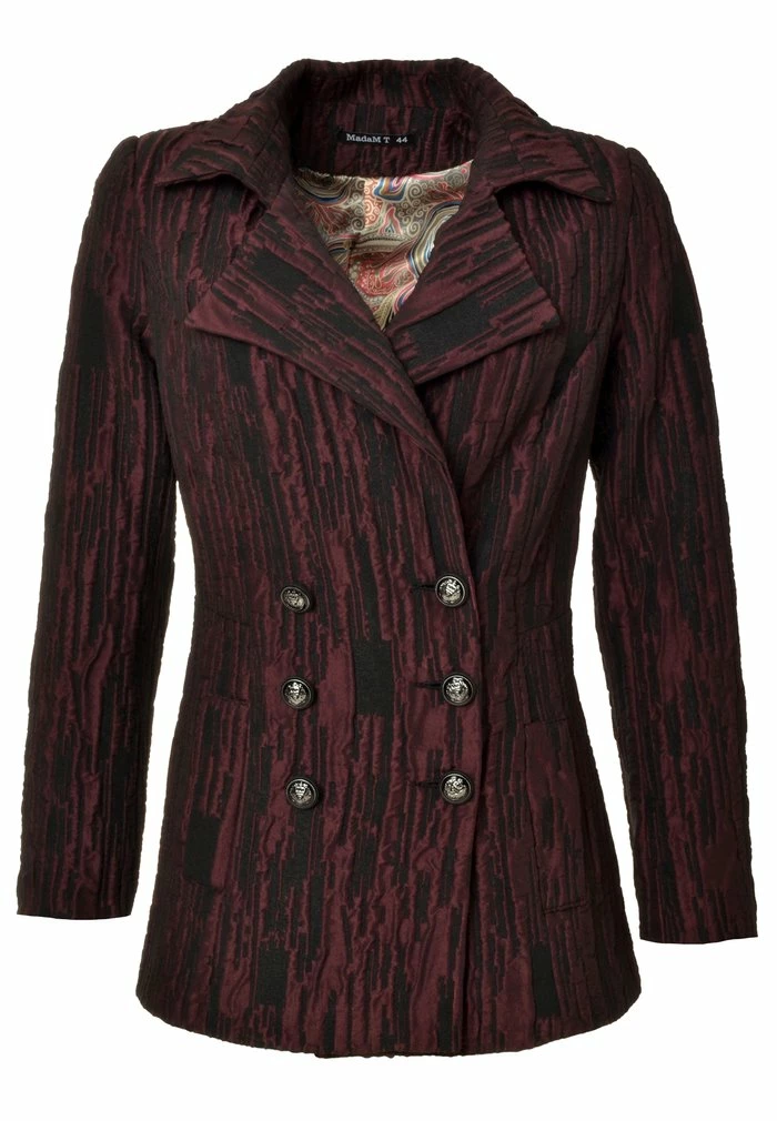 Madam-T KSIA - Blazer - Black/maroon 8 Madam-T KSIA - Blazer - Black/maroon – Image 8