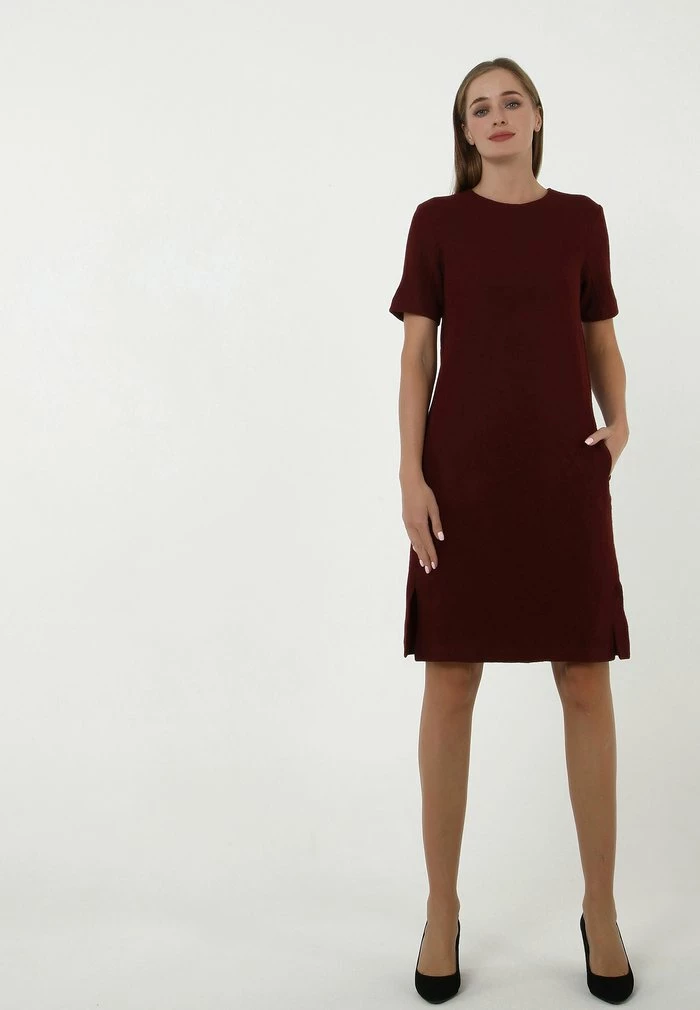 Madam-T MALU - Robe En Jersey - Weinrot 1 Madam-T MALU - Robe En Jersey - Weinrot