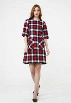 Madam-T Robe De Jour - Blau Weiss