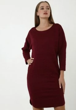 Madam-T LEONIE - Robe Fourreau - Weinrot