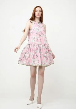 Madam-T LAZUR - Robe De Jour - Rosa Weiß -Madam-T Soldes 2022 669e6de2966348ff9b4c8d2069513030