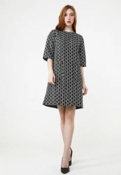 Madam-T MILANIA - Robe De Jour - Schwarz-weiss -Madam-T Soldes 2022 66aecd58237642be8a003632a6e74689