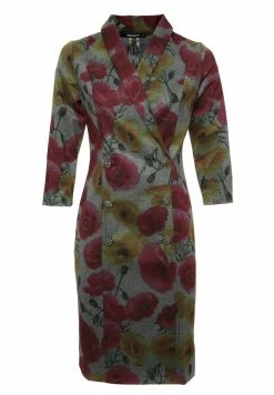 Madam-T KONTATA - Robe Fourreau - Grau, Senf -Madam-T Soldes 2022 6737c743cf7d4f86b0f2e4a3021753b5