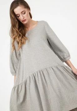 Madam-T Robe De Jour - Hellgrau -Madam-T Soldes 2022 674d3c2098ab4bd89c7c4bd119247990