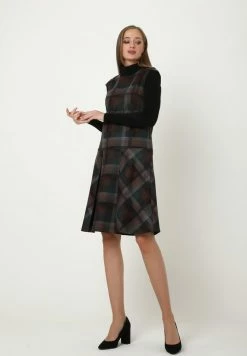 Madam-T GASCONA - Robe De Jour - Grün/braun