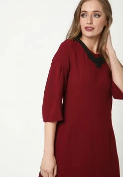 Madam-T VERGINI - Robe De Jour - Weinrot -Madam-T Soldes 2022 67a312ebcbd847608b03327b694fa556