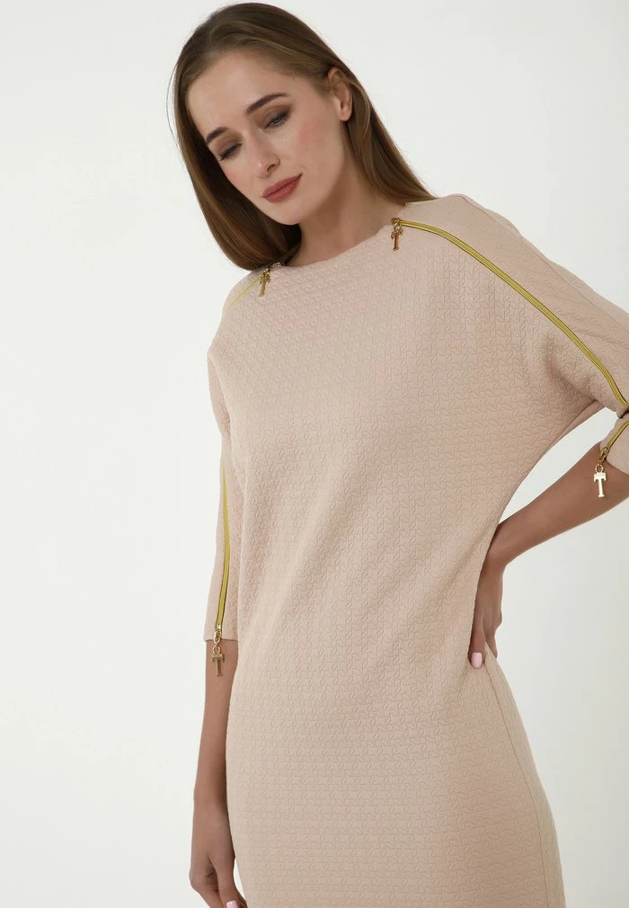 Madam-T ASTRIA - Robe De Jour - Beige 8 Madam-T ASTRIA - Robe De Jour - Beige – Image 8