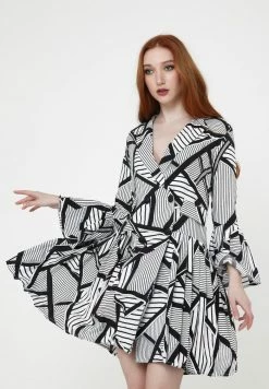 Madam-T TEODORA - Robe Chemise - Schwarz