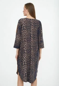 Madam-T ELIA - Robe De Jour - Beige / Blau -Madam-T Soldes 2022 6805961e3037461ab931c889a374f213