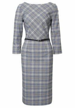 Madam-T Robe De Jour - Grau/ Indigo 13 Madam-T Robe De Jour - Grau/ Indigo -Madam-T Soldes 2022 681b00b25ee04e85b7495ce3167afc5b