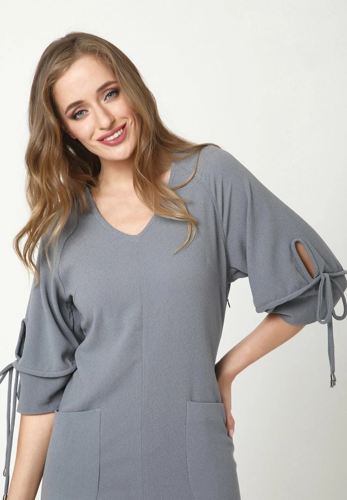 Madam-T ANHELITA - Robe De Jour - Lichtgrau 4 Madam-T ANHELITA - Robe De Jour - Lichtgrau – Image 4