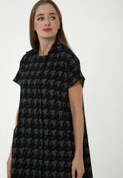 Madam-T ITELIA - Robe En Jersey - Schwarz, Weiß -Madam-T Soldes 2022 687f692dd23645a58711246d0fbd76ed