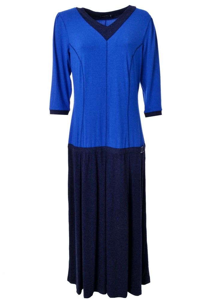 Madam-T VARZINA - Robe Longue - Indigo 9 Madam-T VARZINA - Robe Longue - Indigo – Image 9