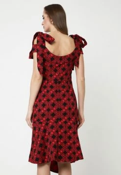 Madam-T Robe De Jour - Schwarz Rot -Madam-T Soldes 2022 68efd857473b4add95da47a77013ef93