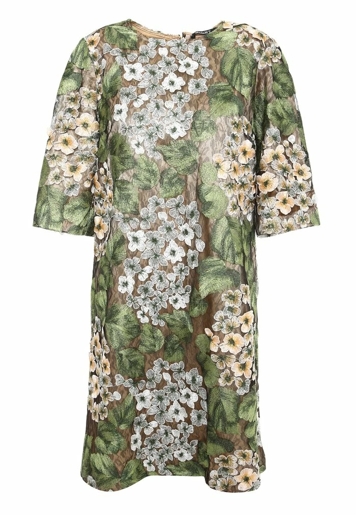 Madam-T MILANA - Robe De Jour - Grün, Orange 7 Madam-T MILANA - Robe De Jour - Grün, Orange – Image 7