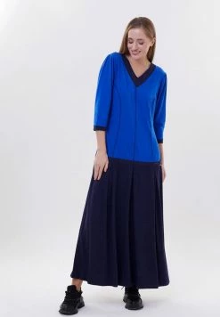 Madam-T VARZINA - Robe Longue - Indigo 12 Madam-T VARZINA - Robe Longue - Indigo -Madam-T Soldes 2022 695547bc348b48b5aaa36c50e8de0626