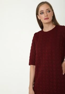 Madam-T ALLTAGS - Robe De Jour - Weinrot -Madam-T Soldes 2022 69912276d7e04d5fab69586fab7a46e4