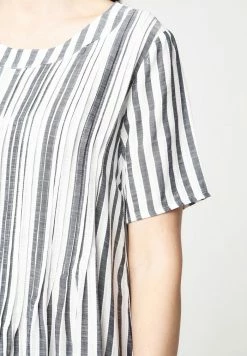 Madam-T DARI - Robe De Jour - Schwarz, Weiß -Madam-T Soldes 2022 6a3cc31a99c34f1f9939a2abe5b90ef3