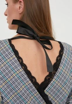 Madam-T ASUANA - Robe De Jour - Grau/ Gelb -Madam-T Soldes 2022 6a4473467faf47c08a511ec4e4e29c5f