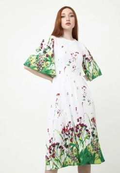 Madam-T TEREZIA - Robe De Jour - Weiß/hellgrün -Madam-T Soldes 2022 6a6abc72eb894ecb9c0a76e48435b64b